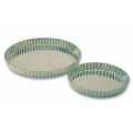 Tinplate Fixed Bottom Fluted Small Waves 8" Tinplate Fixed Bottom Fluted Small Waves 8"